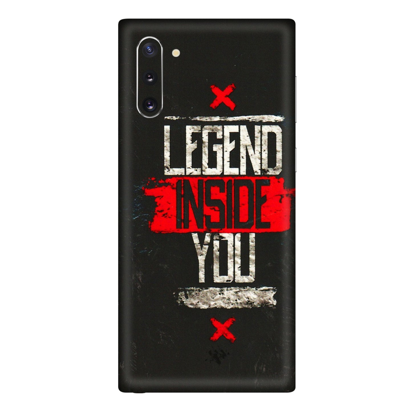 Samsung M/F/Note/Flip and C Phone Skins (All Models) - Legend Inside You - 3D Embossed Finish (L-186) Samsung Galaxy Note 10