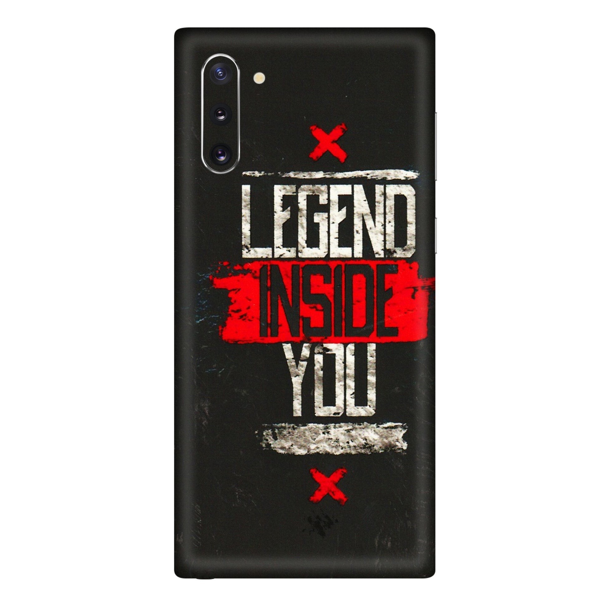 Samsung M/F/Note/Flip and C Phone Skins (All Models) - Legend Inside You - 3D Embossed Finish (L-186) Samsung Galaxy Note 10