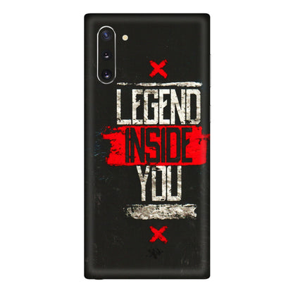 Samsung M/F/Note/Flip and C Phone Skins (All Models) - Legend Inside You - 3D Embossed Finish (L-186) Samsung Galaxy Note 10