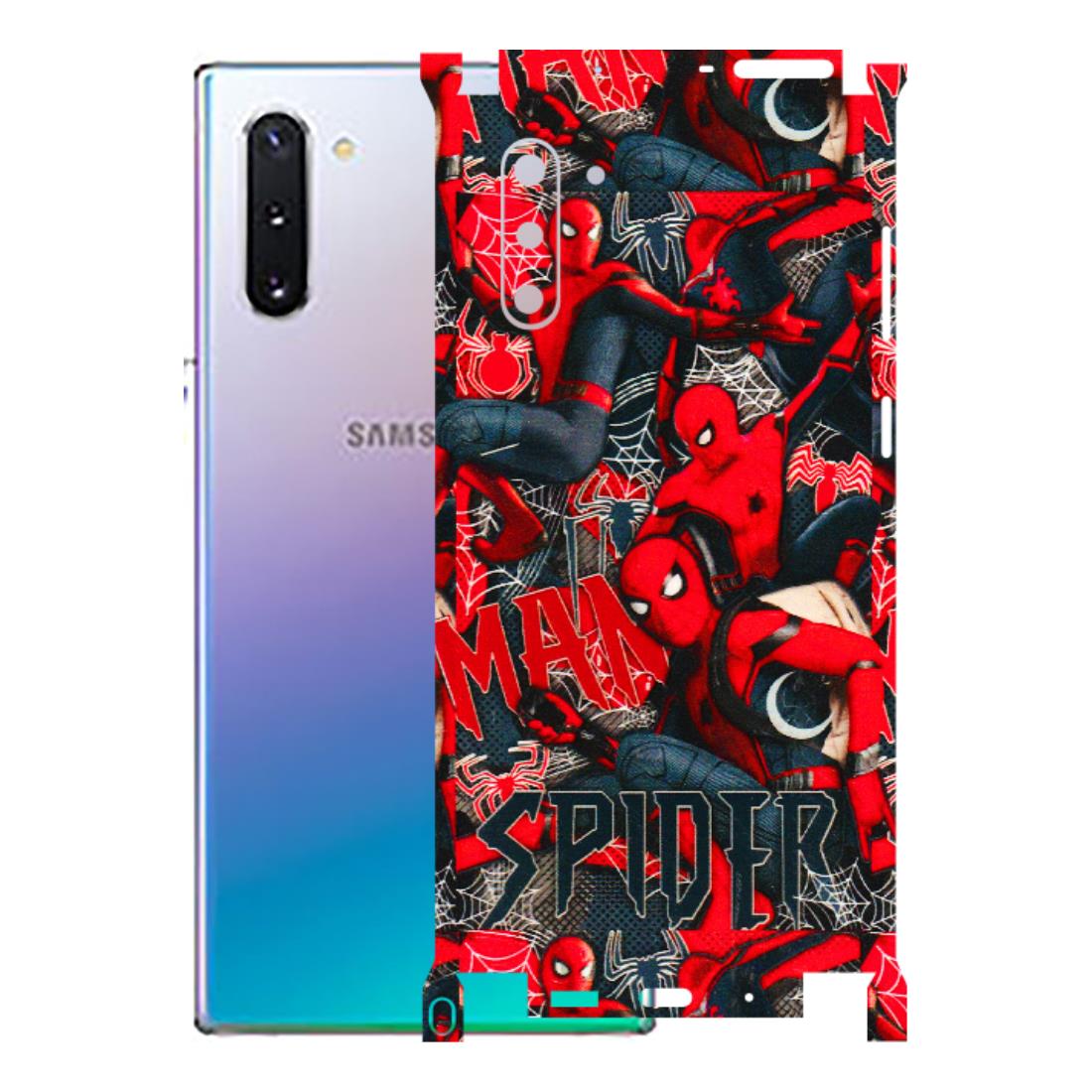 Samsung M/F/Note/Flip and C Phone Skins (All Models) - SpiderMan Cool - 3D Embossed Finish (L-188) Samsung Galaxy Note 10