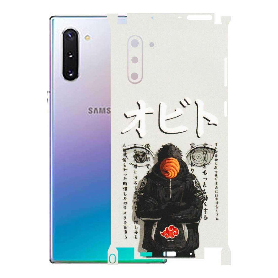 Samsung M/F/Note/Flip and C Phone Skins (All Models) - Obito Anime Eye - 3D Embossed Finish (L-19) Samsung Galaxy Note 10