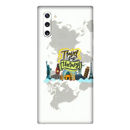 Samsung M/F/Note/Flip and C Phone Skins (All Models) - Travel Therapy - 3D Embossed Finish (L-199) Samsung Galaxy Note 10