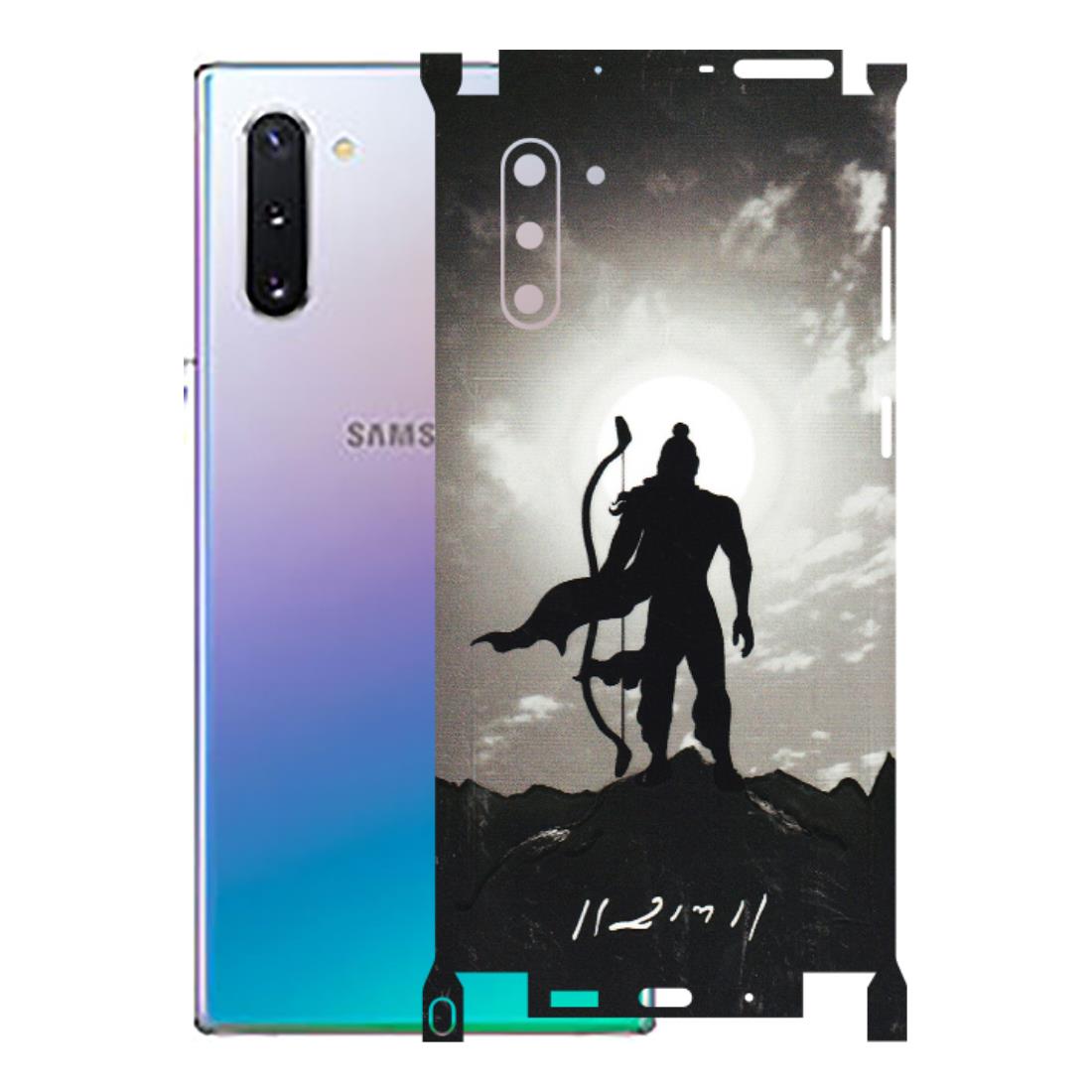 Samsung M/F/Note/Flip and C Phone Skins (All Models) - Jai Siya Ram - 3D Embossed Finish (L-200) Samsung Galaxy Note 10