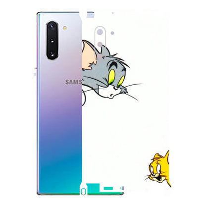 Samsung M/F/Note/Flip and C Phone Skins (All Models) - Cute Tom And Jerry - 3D Embossed Finish (L-220) Samsung Galaxy Note 10