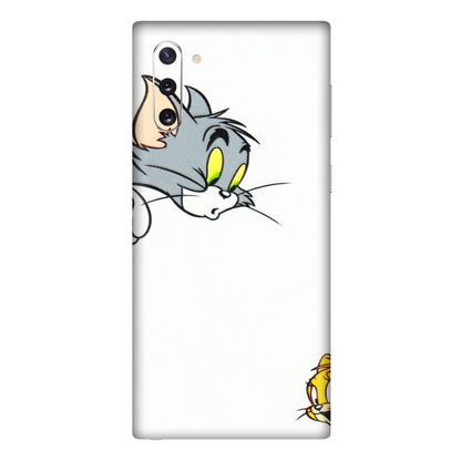 Samsung M/F/Note/Flip and C Phone Skins (All Models) - Cute Tom And Jerry - 3D Embossed Finish (L-220) Samsung Galaxy Note 10