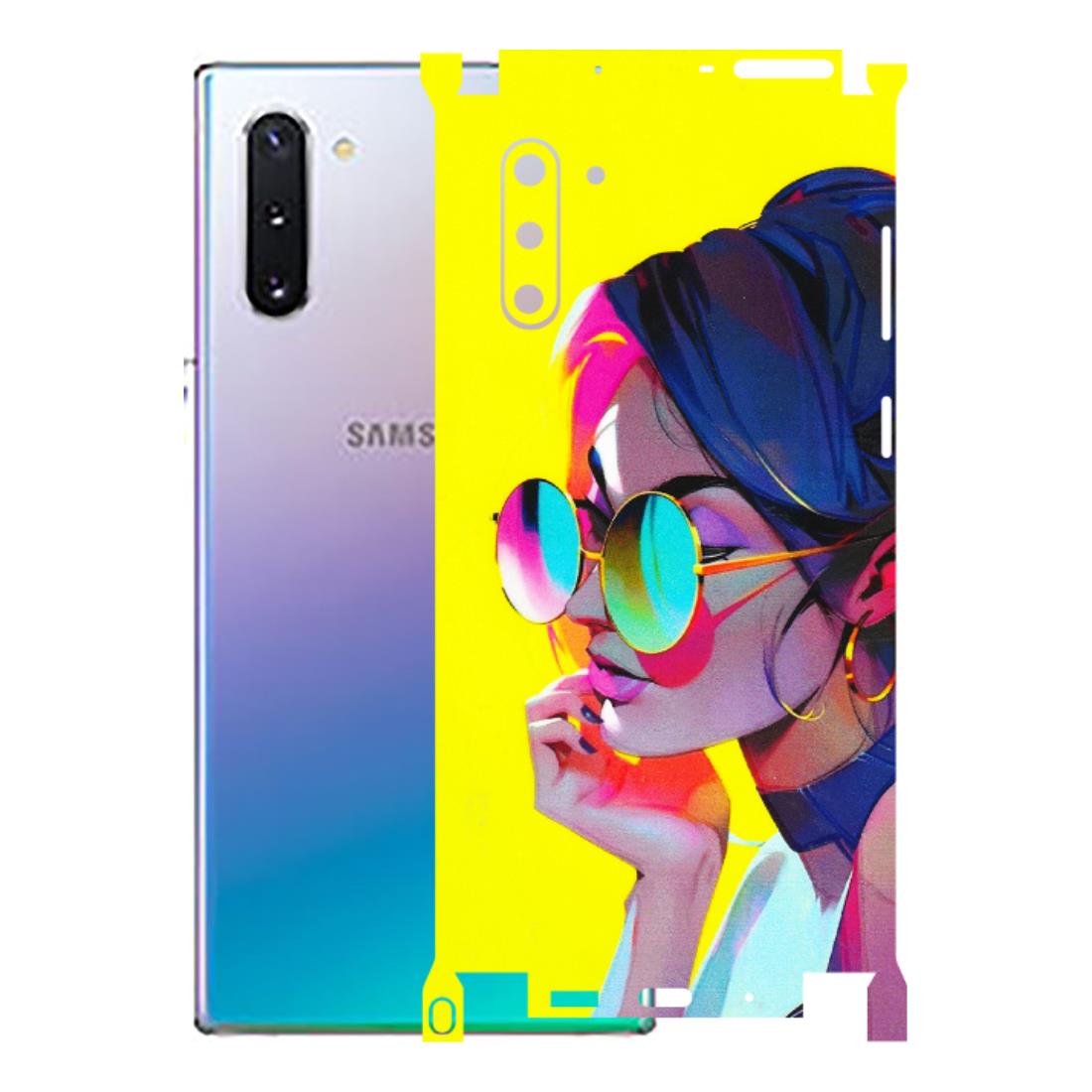 Samsung M/F/Note/Flip and C Phone Skins (All Models) - Bold Stylish Girl - 3D Embossed Finish (L-222) Samsung Galaxy Note 10
