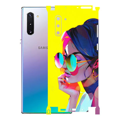 Samsung M/F/Note/Flip and C Phone Skins (All Models) - Bold Stylish Girl - 3D Embossed Finish (L-222) Samsung Galaxy Note 10