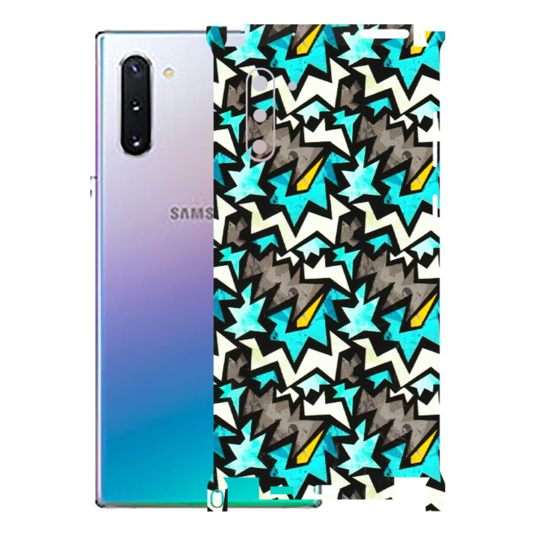 Samsung M/F/Note/Flip and C Phone Skins (All Models) - Funky Zig Zag - 3D Embossed Finish (L-223) Samsung Galaxy Note 10