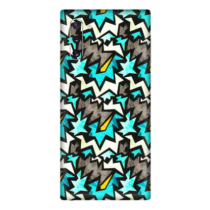 Samsung M/F/Note/Flip and C Phone Skins (All Models) - Funky Zig Zag - 3D Embossed Finish (L-223) Samsung Galaxy Note 10