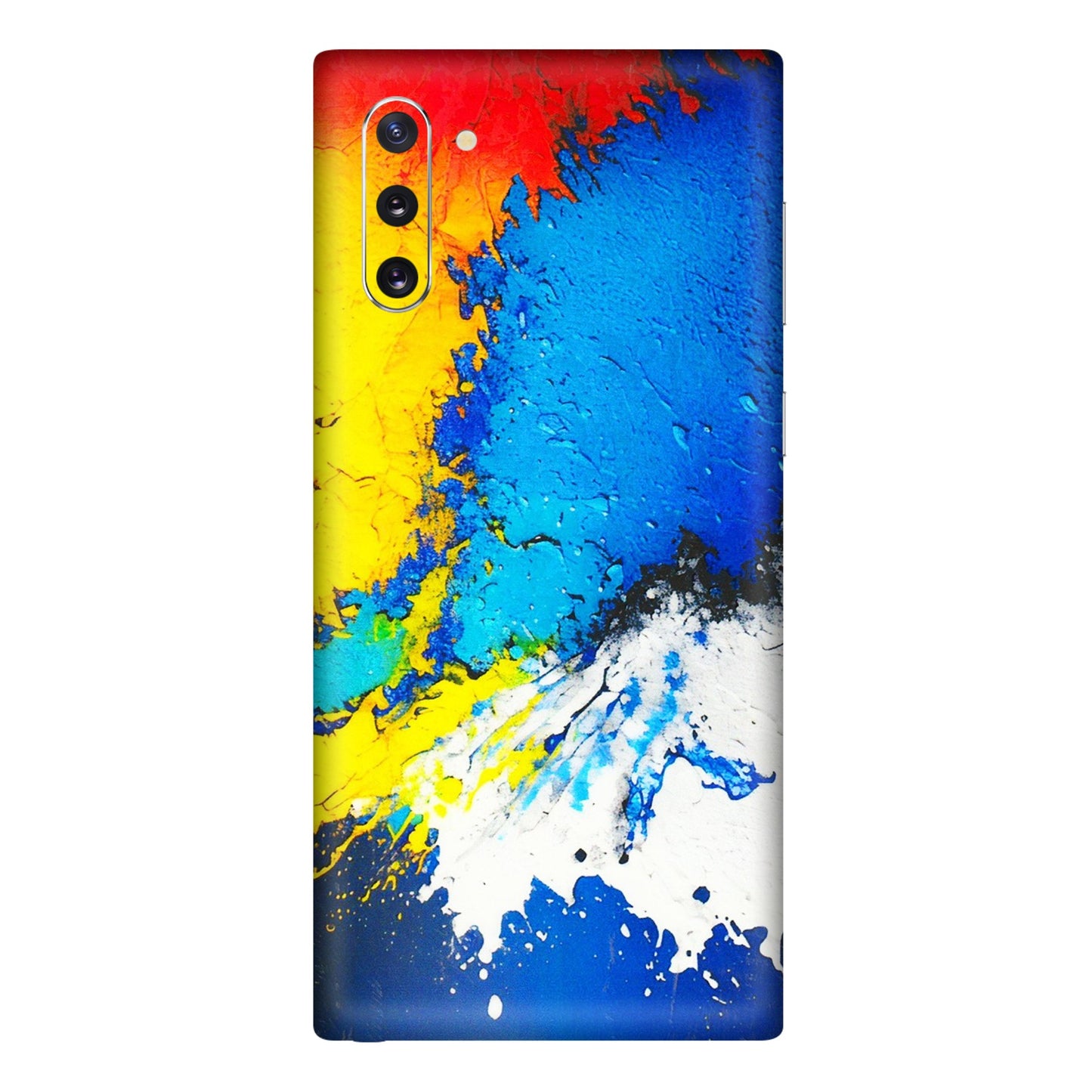 Samsung M/F/Note/Flip and C Phone Skins (All Models) - Acrylic Paint Spill - 3D Embossed Finish (L-229) Samsung Galaxy Note 10