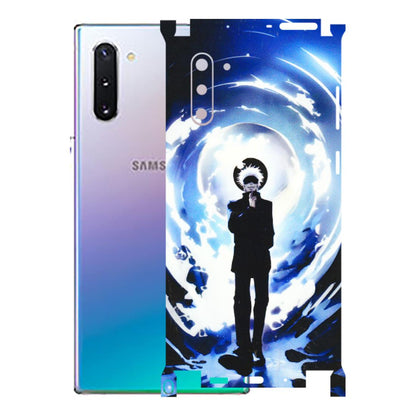 Samsung M/F/Note/Flip and C Phone Skins (All Models) - Satoru Gojo Dark Blue - 3D Embossed Finish (L-235) Samsung Galaxy Note 10