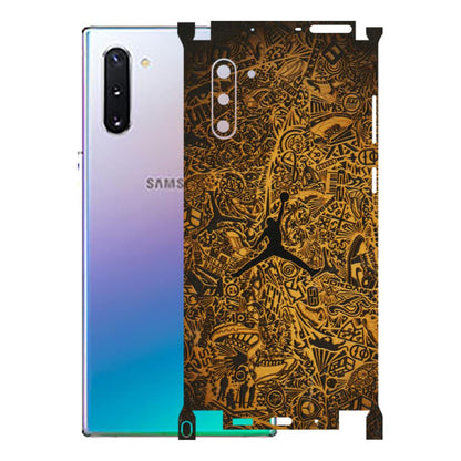 Samsung M/F/Note/Flip and C Phone Skins (All Models) - Premium Gold Basketball Player - 3D Embossed Finish (L-236) Samsung Galaxy Note 10