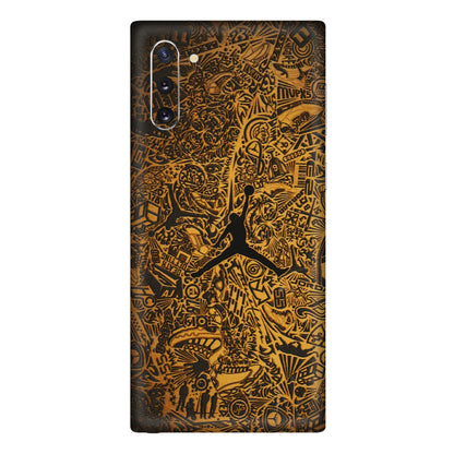 Samsung M/F/Note/Flip and C Phone Skins (All Models) - Premium Gold Basketball Player - 3D Embossed Finish (L-236) Samsung Galaxy Note 10