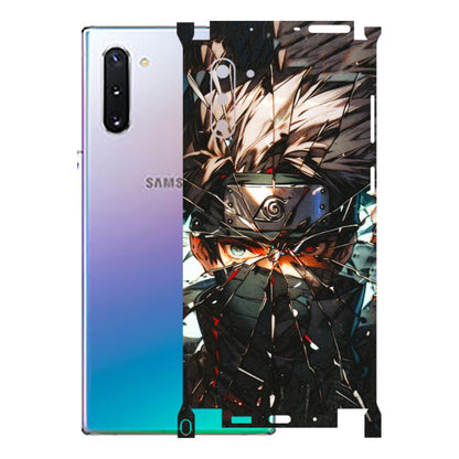 Samsung M/F/Note/Flip and C Phone Skins (All Models) - Kakashi Shattered Glass Effect - 3D Embossed Finish (L-237) Samsung Galaxy Note 10