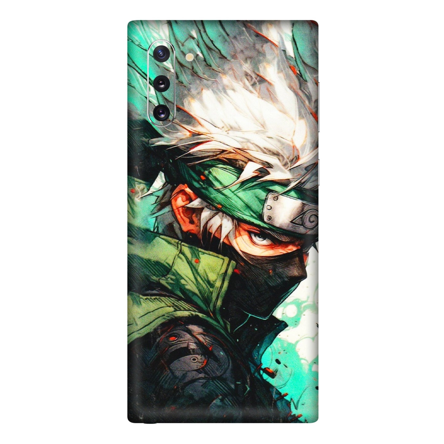 Samsung M/F/Note/Flip and C Phone Skins (All Models) - Kakashi Side Profile - 3D Embossed Finish (L-249) Samsung Galaxy Note 10