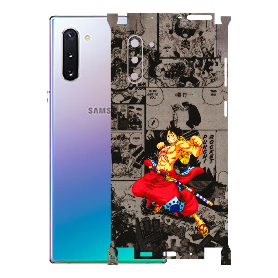 Samsung M/F/Note/Flip and C Phone Skins (All Models) - One Piece Rocket Punch Manga - 3D Embossed Finish (L-25) Samsung Galaxy Note 10