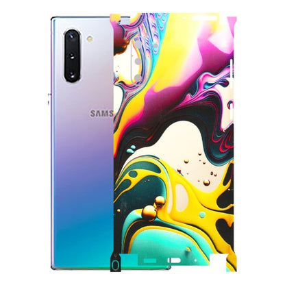 Samsung M/F/Note/Flip and C Phone Skins (All Models) - Multicolor Abstract pattern - 3D Embossed Finish (L-254) Samsung Galaxy Note 10