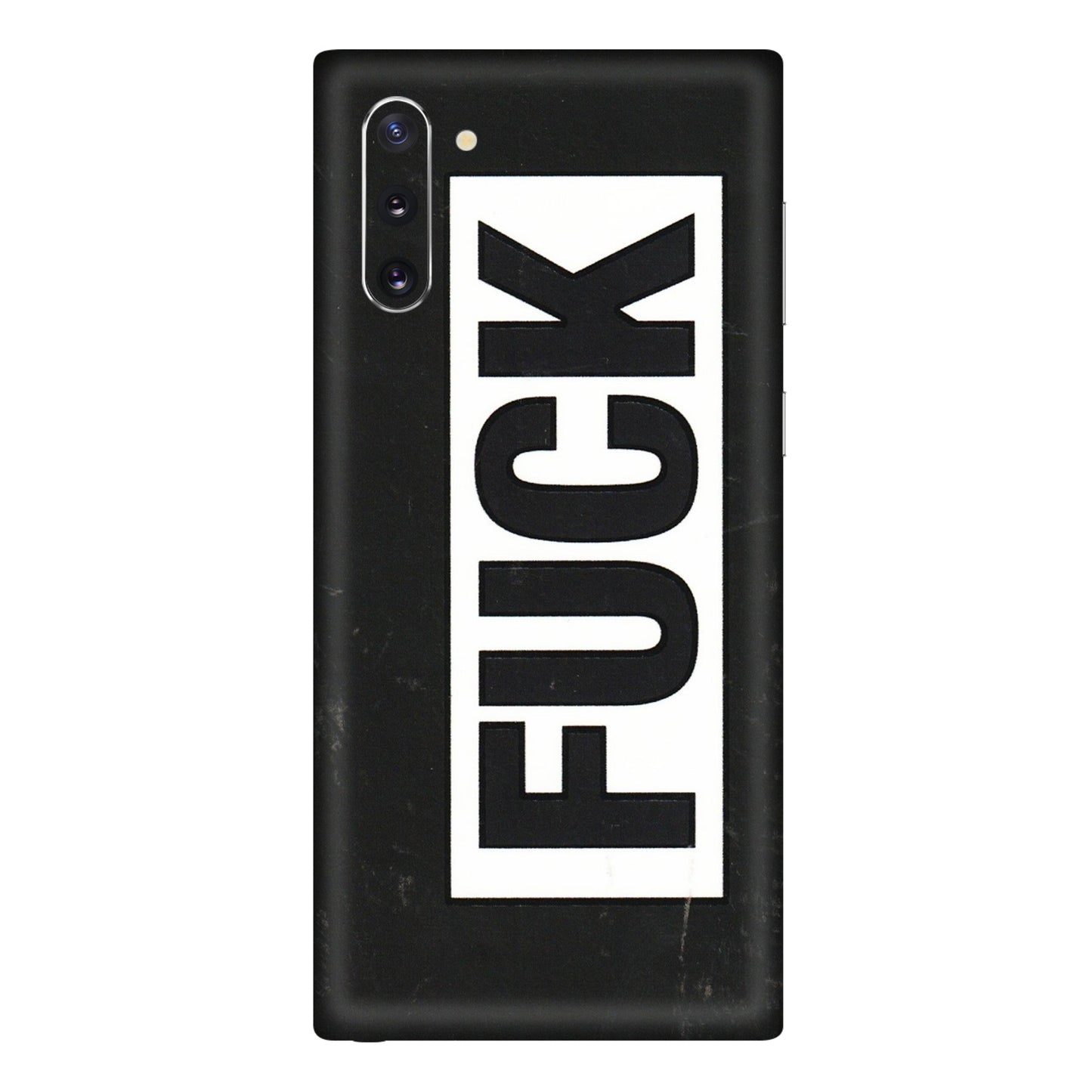 Samsung M/F/Note/Flip and C Phone Skins (All Models) - The F Word - 3D Embossed Finish (L-255) Samsung Galaxy Note 10