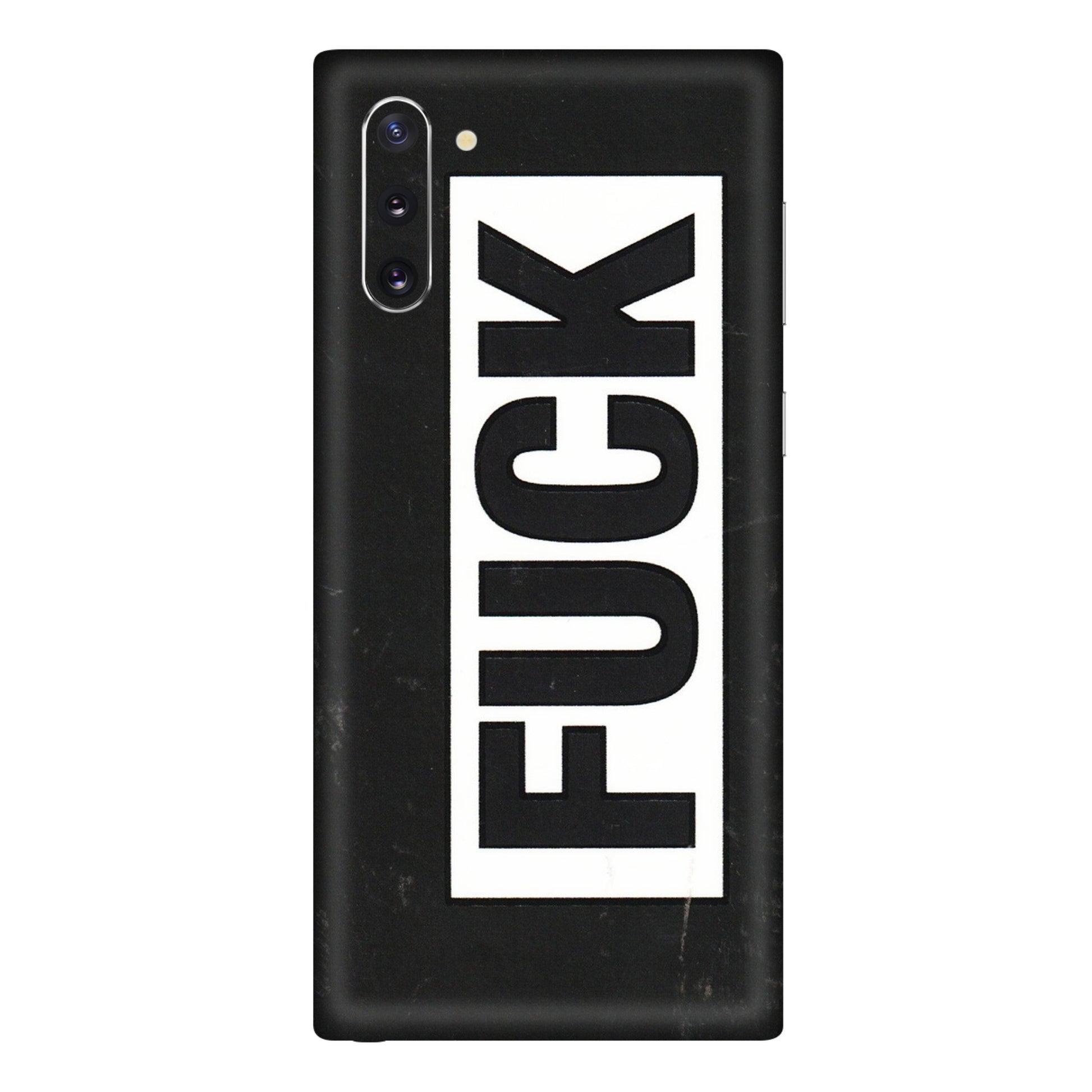 Samsung M/F/Note/Flip and C Phone Skins (All Models) - The F Word - 3D Embossed Finish (L-255) Samsung Galaxy Note 10