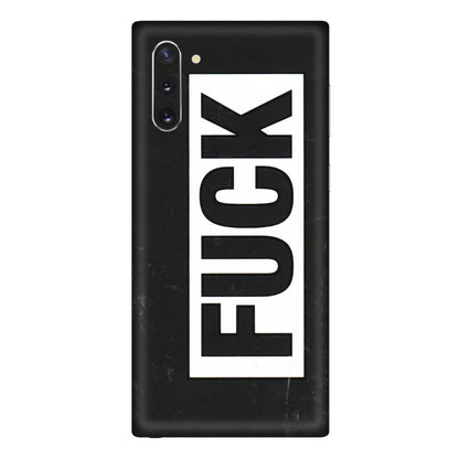 Samsung M/F/Note/Flip and C Phone Skins (All Models) - The F Word - 3D Embossed Finish (L-255) Samsung Galaxy Note 10