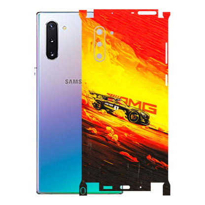 Samsung M/F/Note/Flip and C Phone Skins (All Models) - AMG Car Speed Cover - 3D Embossed Finish (L-256) Samsung Galaxy Note 10