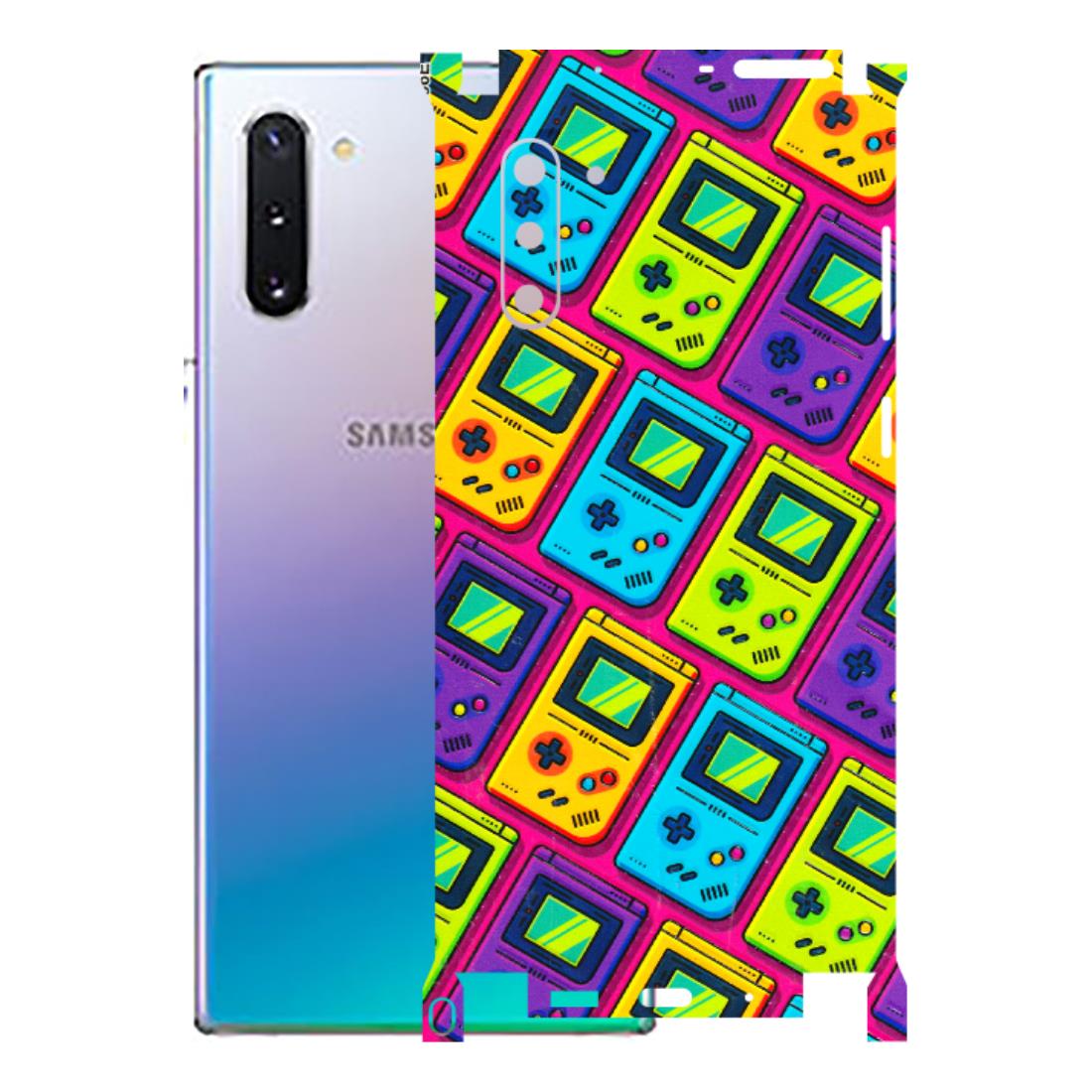 Samsung M/F/Note/Flip and C Phone Skins (All Models) - Gameboy Colourful - 3D Embossed Finish (L-266) Samsung Galaxy Note 10