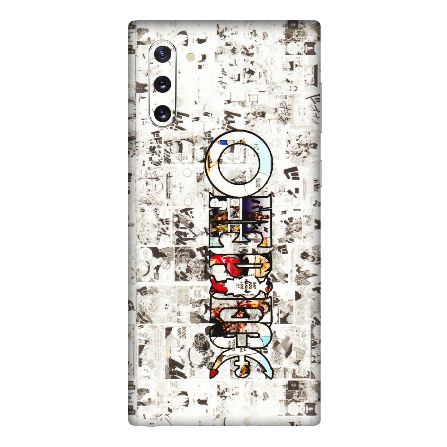 Samsung M/F/Note/Flip and C Phone Skins (All Models) - One Piece Manga - 3D Embossed Finish (L-26) Samsung Galaxy Note 10