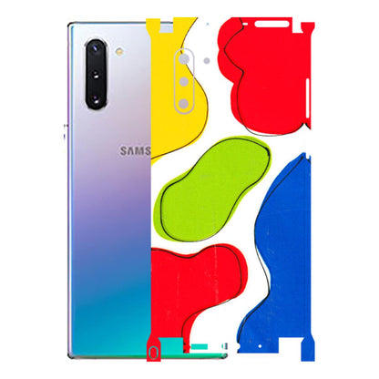 Samsung M/F/Note/Flip and C Phone Skins (All Models) - RGB Colour Paint - 3D Embossed Finish (L-284) Samsung Galaxy Note 10