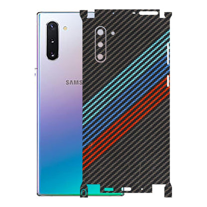Samsung M/F/Note/Flip and C Phone Skins (All Models) - Carbon BM - 3D Embossed Finish (L-302) Samsung Galaxy Note 10