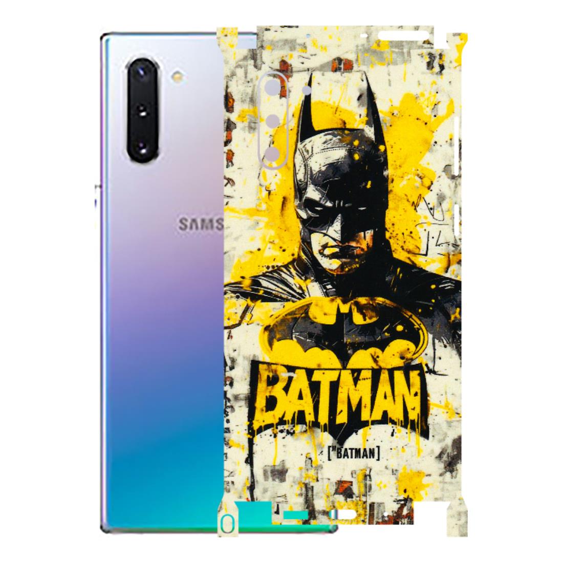 Samsung M/F/Note/Flip and C Phone Skins (All Models) - Batman Yellow BT - 3D Embossed Finish (L-304) Samsung Galaxy Note 10