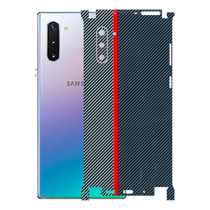 Samsung M/F/Note/Flip and C Phone Skins (All Models) - Blue Sober Lines - 3D Embossed Finish (L-305) Samsung Galaxy Note 10