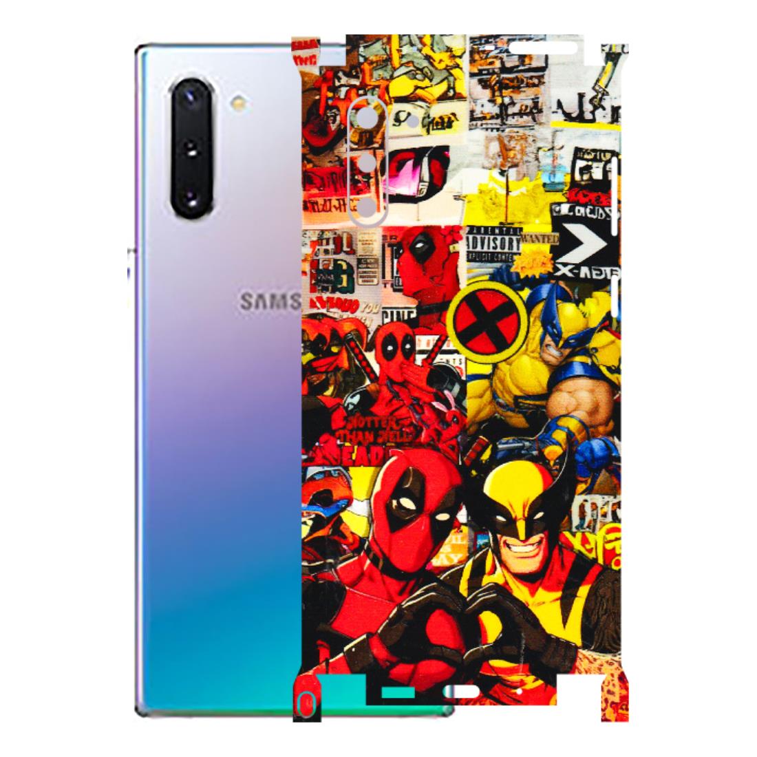 Samsung M/F/Note/Flip and C Phone Skins (All Models) - Spidy Wolverine - 3D Embossed Finish (L-310) Samsung Galaxy Note 10
