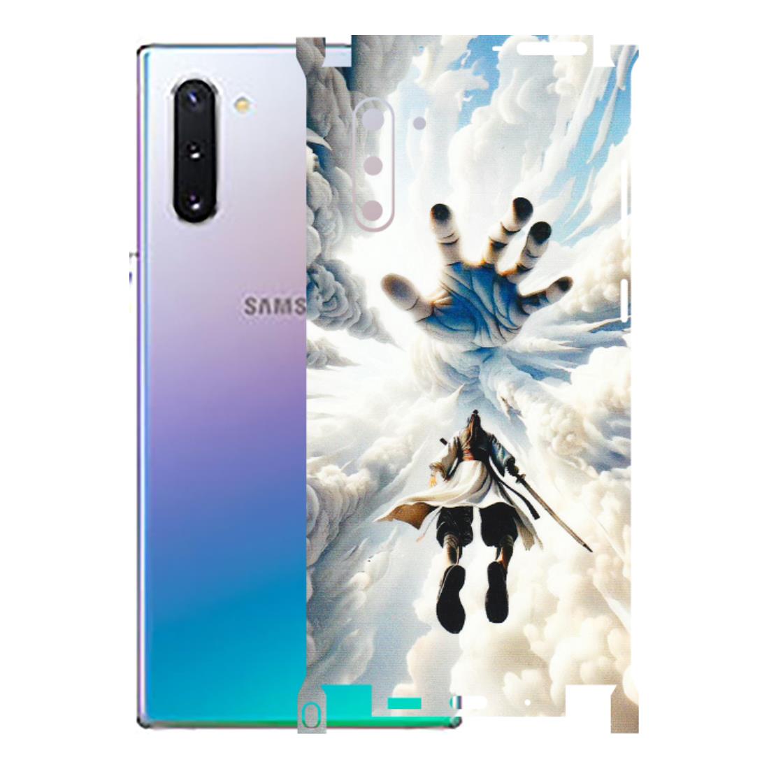 Samsung M/F/Note/Flip and C Phone Skins (All Models) - Big Hand With Monkey King - 3D Embossed Finish (L-323) Samsung Galaxy Note 10