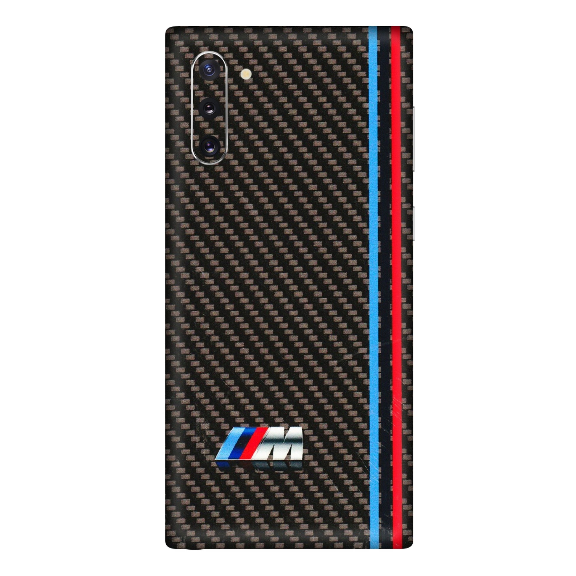 Samsung M/F/Note/Flip and C Phone Skins (All Models) - BM Carbon Fiber Feels - 3D Embossed Finish (L-38) Samsung Galaxy Note 10