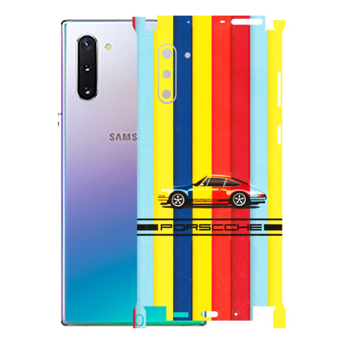 Samsung M/F/Note/Flip and C Phone Skins (All Models) - Multicolour Porche - 3D Embossed Finish (L-39) Samsung Galaxy Note 10