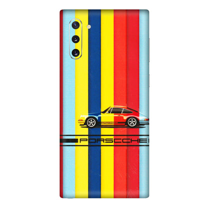 Samsung M/F/Note/Flip and C Phone Skins (All Models) - Multicolour Porche - 3D Embossed Finish (L-39) Samsung Galaxy Note 10