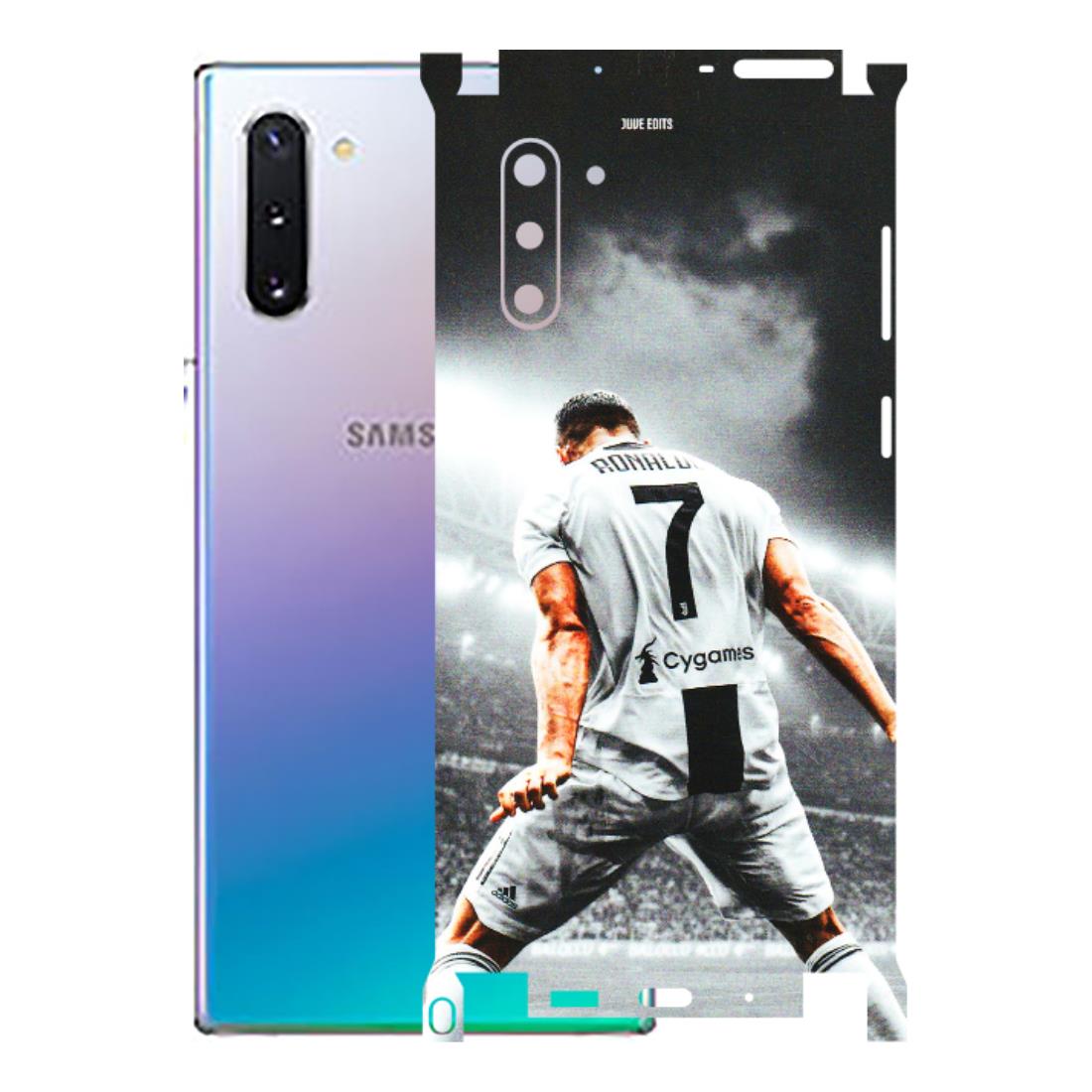 Samsung M/F/Note/Flip and C Phone Skins (All Models) - Ronaldo CR7 Crazy - 3D Embossed Finish (L-44) Samsung Galaxy Note 10