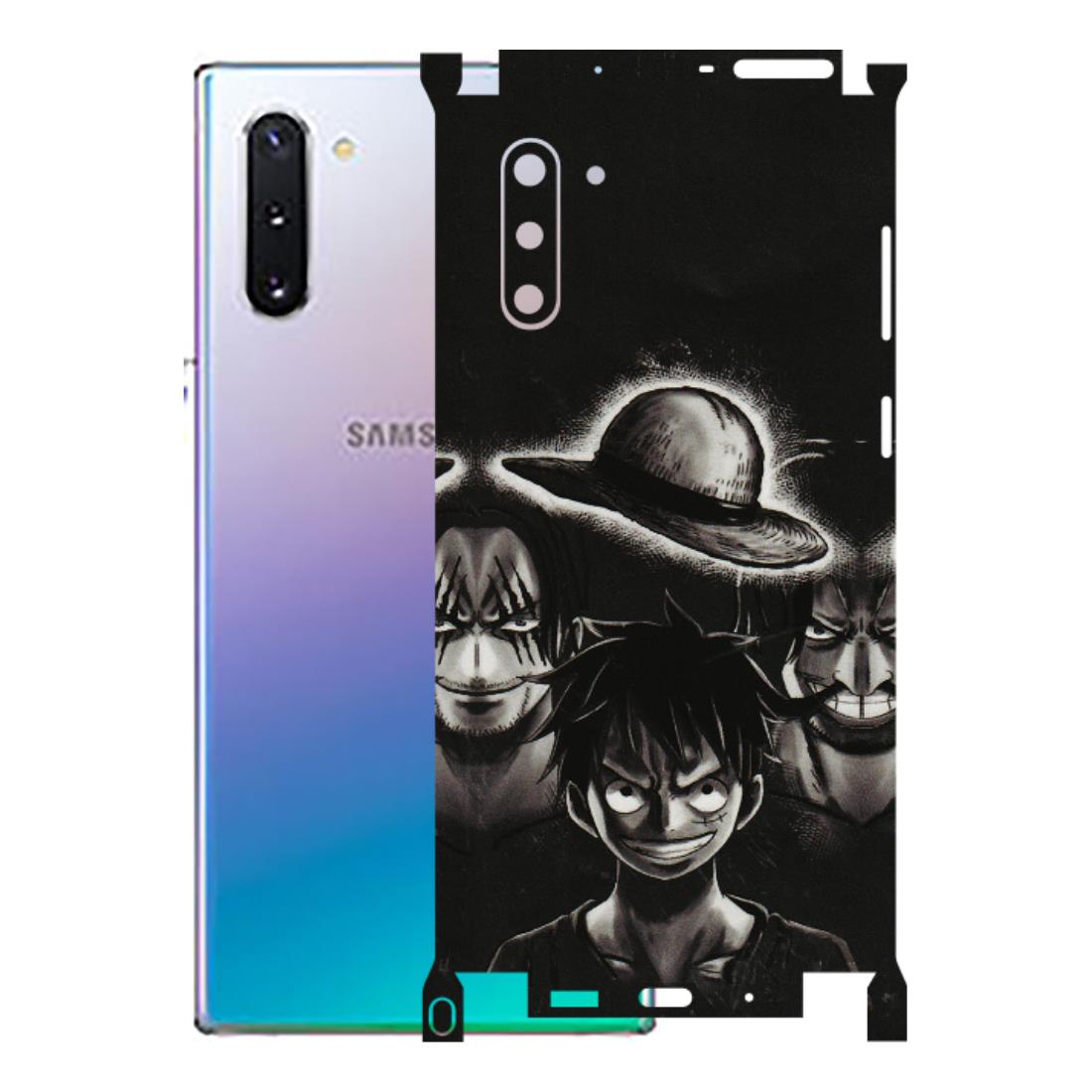 Samsung M/F/Note/Flip and C Phone Skins (All Models) - Black Luffy Hat - 3D Embossed Finish (L-57) Samsung Galaxy Note 10