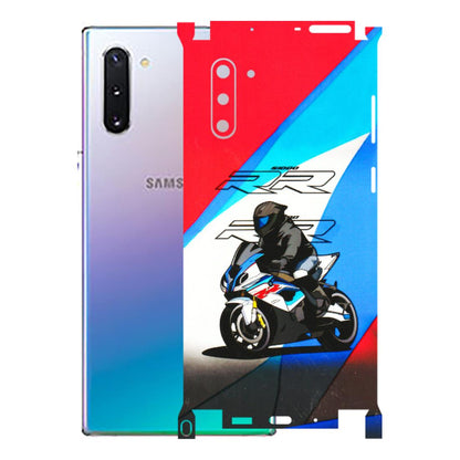 Samsung M/F/Note/Flip and C Phone Skins (All Models) - Bikers Love - 3D Embossed Finish (L-58) Samsung Galaxy Note 10