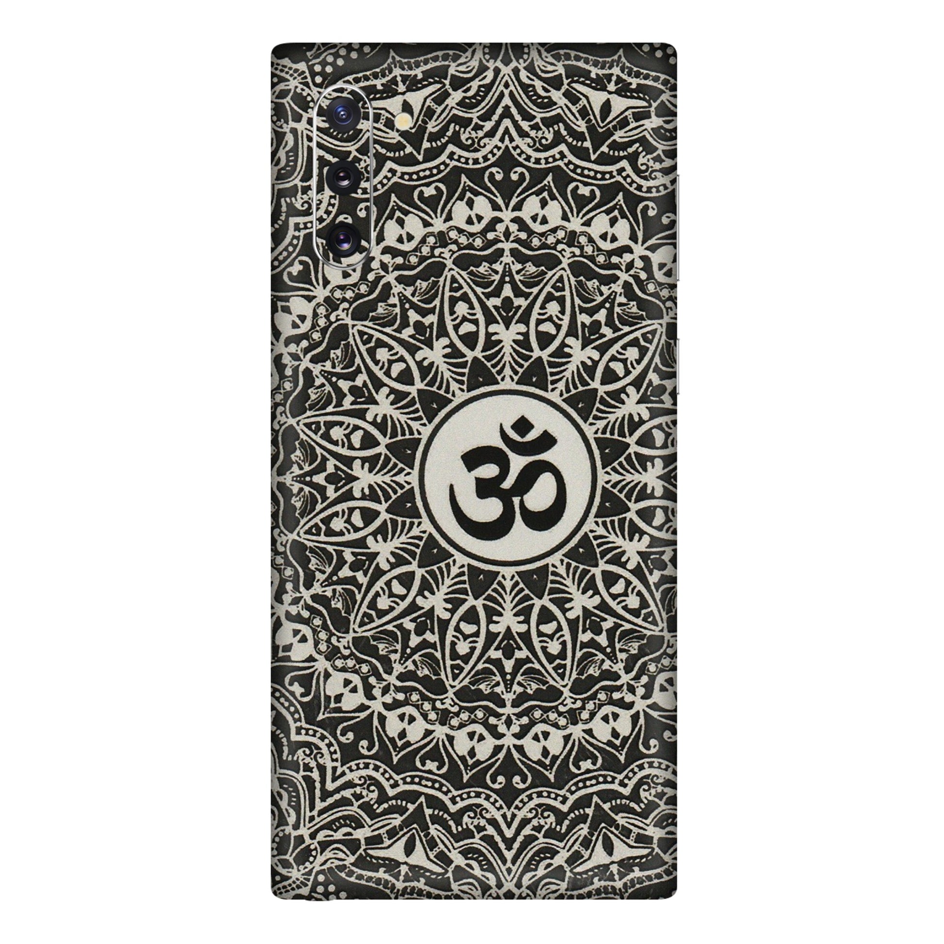 Samsung M/F/Note/Flip and C Phone Skins (All Models) - Aum Elegant Mandala - 3D Embossed Finish (L-62) Samsung Galaxy Note 10