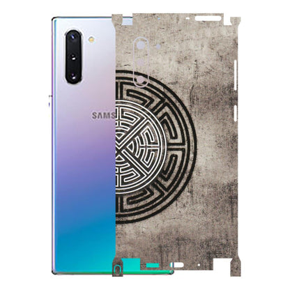 Samsung M/F/Note/Flip and C Phone Skins (All Models) - Mysterious Circular Design - 3D Embossed Finish (L-63) Samsung Galaxy Note 10