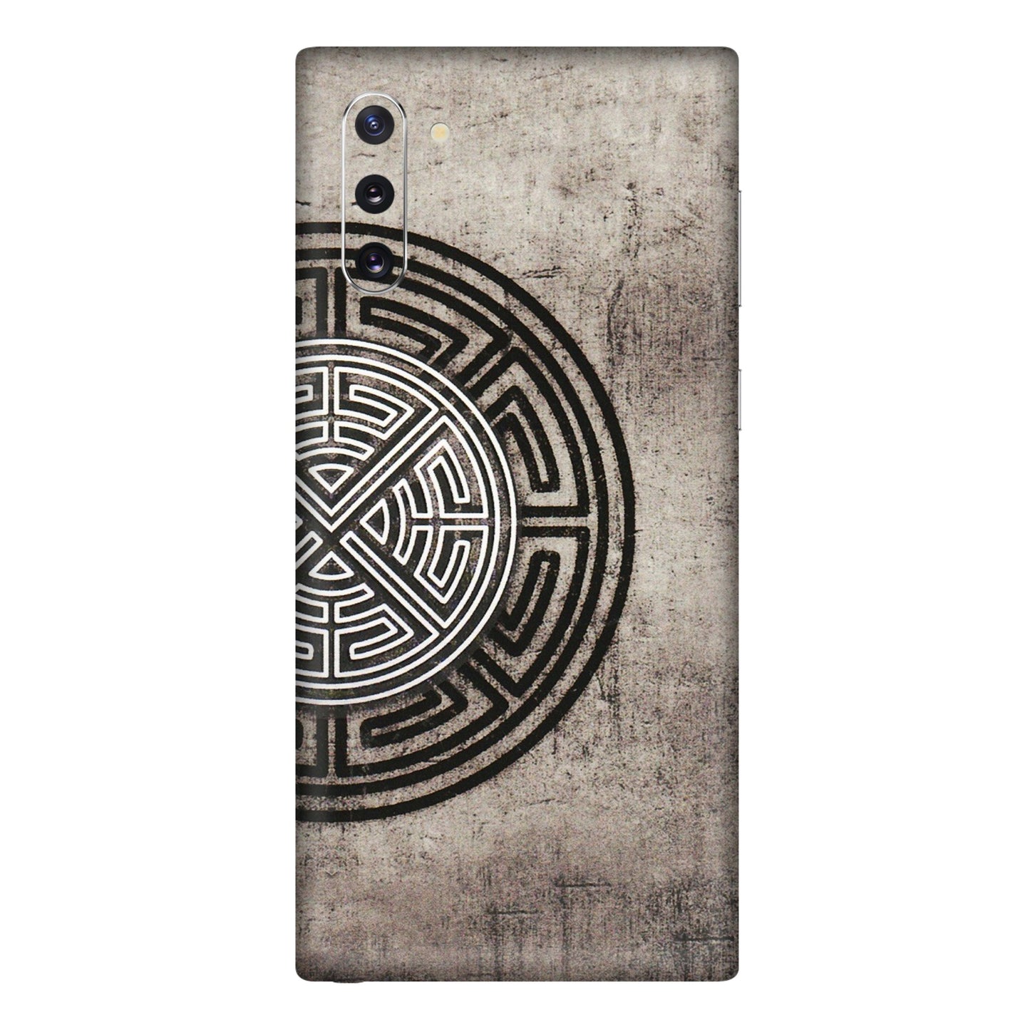 Samsung M/F/Note/Flip and C Phone Skins (All Models) - Mysterious Circular Design - 3D Embossed Finish (L-63) Samsung Galaxy Note 10