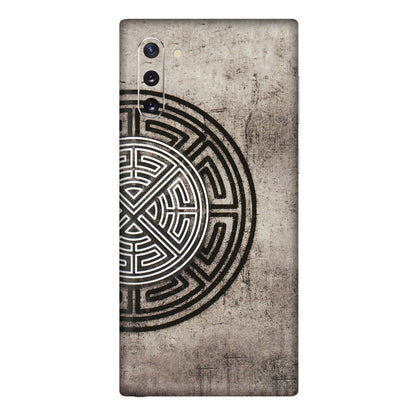 Samsung M/F/Note/Flip and C Phone Skins (All Models) - Mysterious Circular Design - 3D Embossed Finish (L-63) Samsung Galaxy Note 10