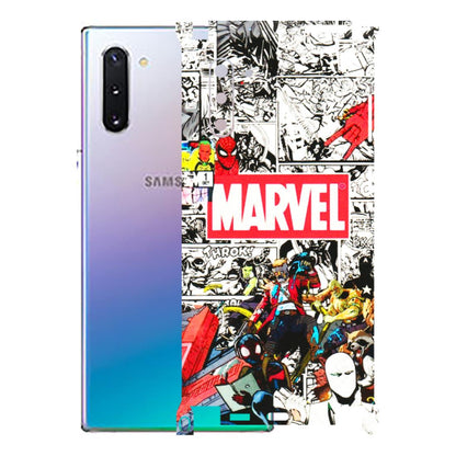 Samsung M/F/Note/Flip and C Phone Skins (All Models) - Marvel Colorful Comic - 3D Embossed Finish (L-64) Samsung Galaxy Note 10