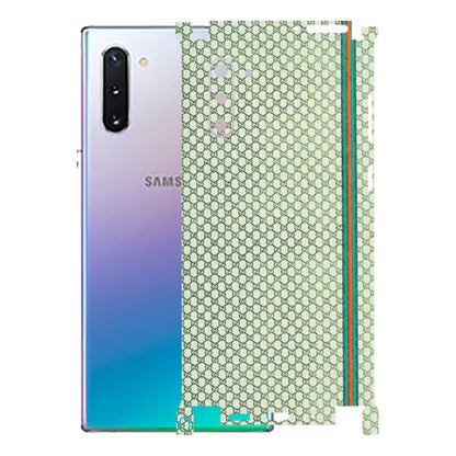 Samsung M/F/Note/Flip and C Phone Skins (All Models) - Gucci Fabric Pattern - 3D Embossed Finish (L-73) Samsung Galaxy Note 10