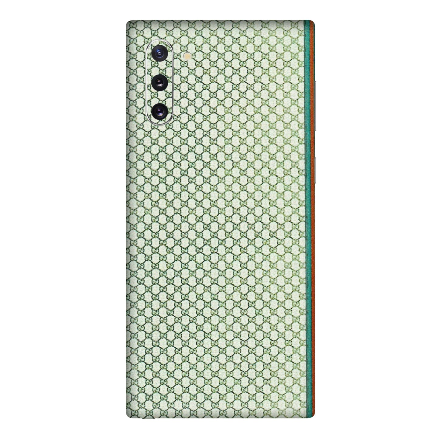 Samsung M/F/Note/Flip and C Phone Skins (All Models) - Gucci Fabric Pattern - 3D Embossed Finish (L-73) Samsung Galaxy Note 10