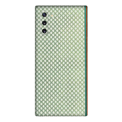 Samsung M/F/Note/Flip and C Phone Skins (All Models) - Gucci Fabric Pattern - 3D Embossed Finish (L-73) Samsung Galaxy Note 10
