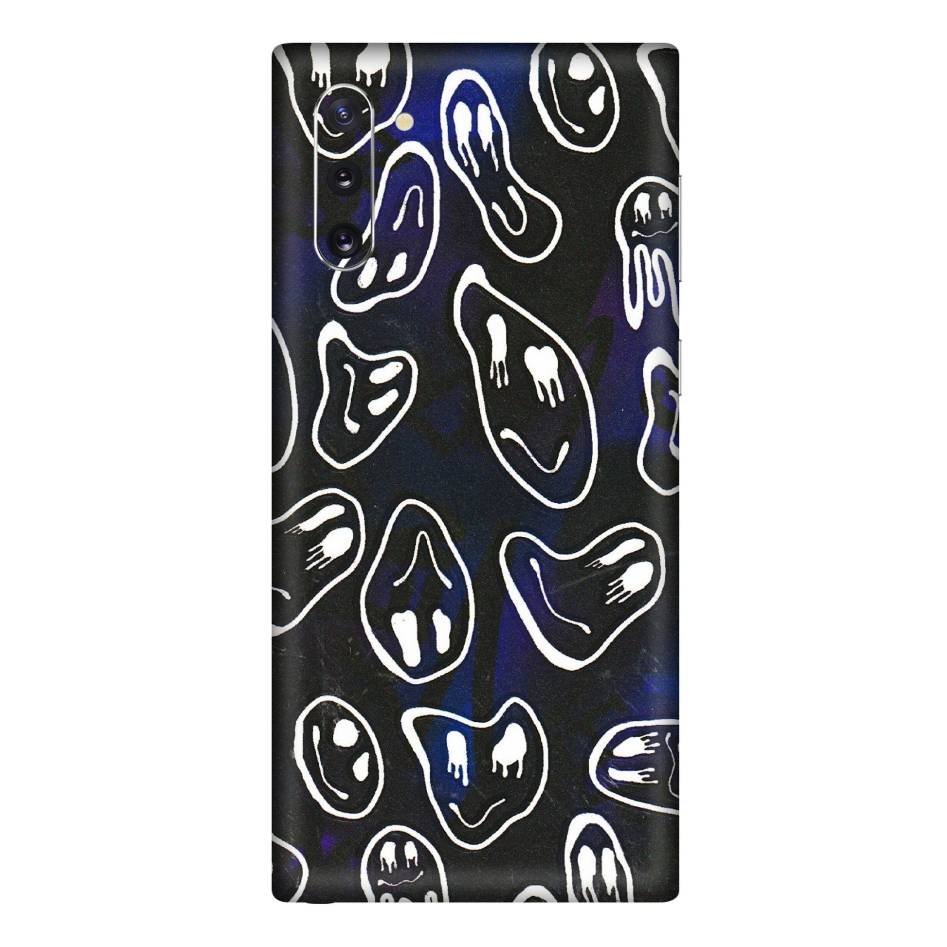 Samsung M/F/Note/Flip and C Phone Skins (All Models) - Distorted Smileys - 3D Embossed Finish (L-92) Samsung Galaxy Note 10