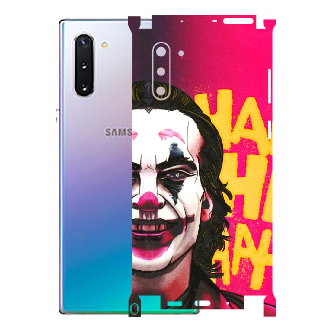 Samsung M/F/Note/Flip and C Phone Skins (All Models) - Joker Evil Laugh - 3D Embossed Finish (L-97) Samsung Galaxy Note 10