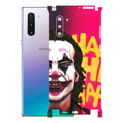 Samsung M/F/Note/Flip and C Phone Skins (All Models) - Joker Evil Laugh - 3D Embossed Finish (L-97) Samsung Galaxy Note 10